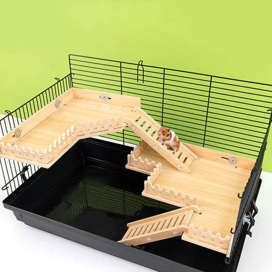 Wooden Hamster Platform Exercise Toy