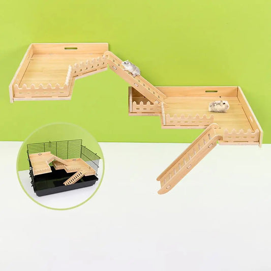 Wooden Hamster Platform Exercise Toy