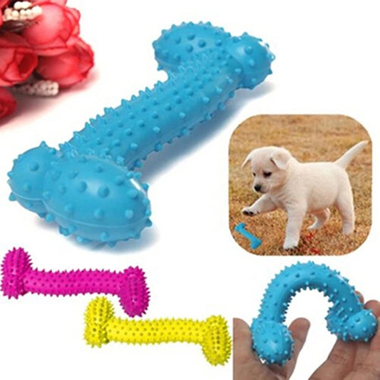 1PCS Colorful Dog Chews Toys Bone