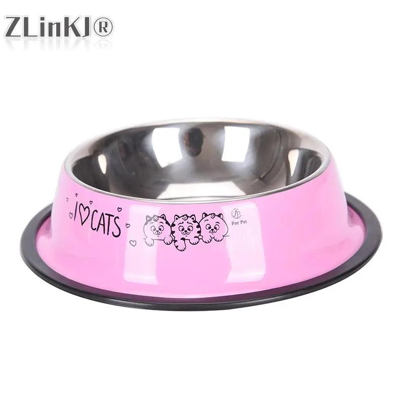 15cm Pet Stainless Steel Bowls Non-slip