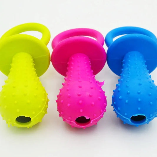 Rubber Pacifier For Dog Toys