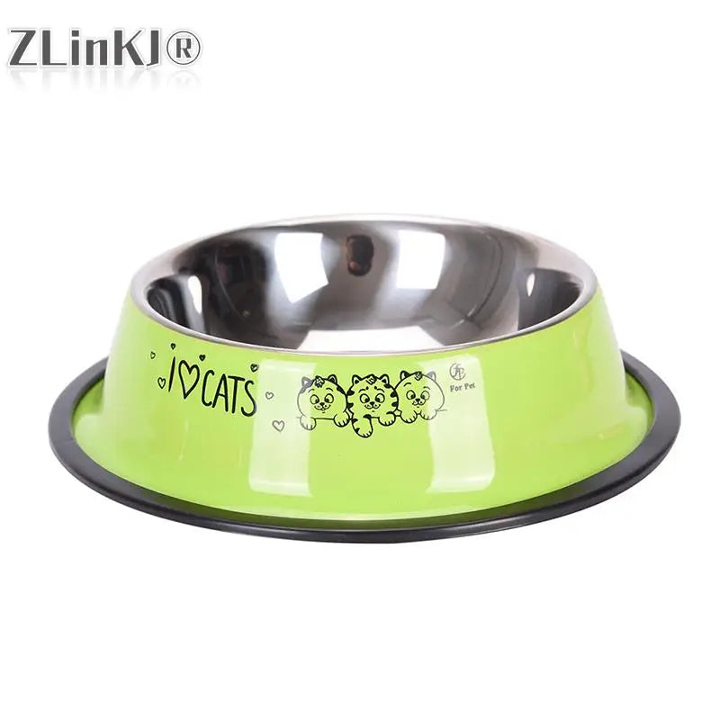 15cm Pet Stainless Steel Bowls Non-slip