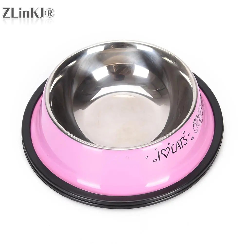 15cm Pet Stainless Steel Bowls Non-slip