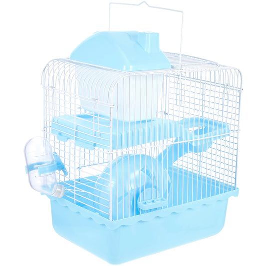 Hamsters Double-layer Double-deck Hideout Cages