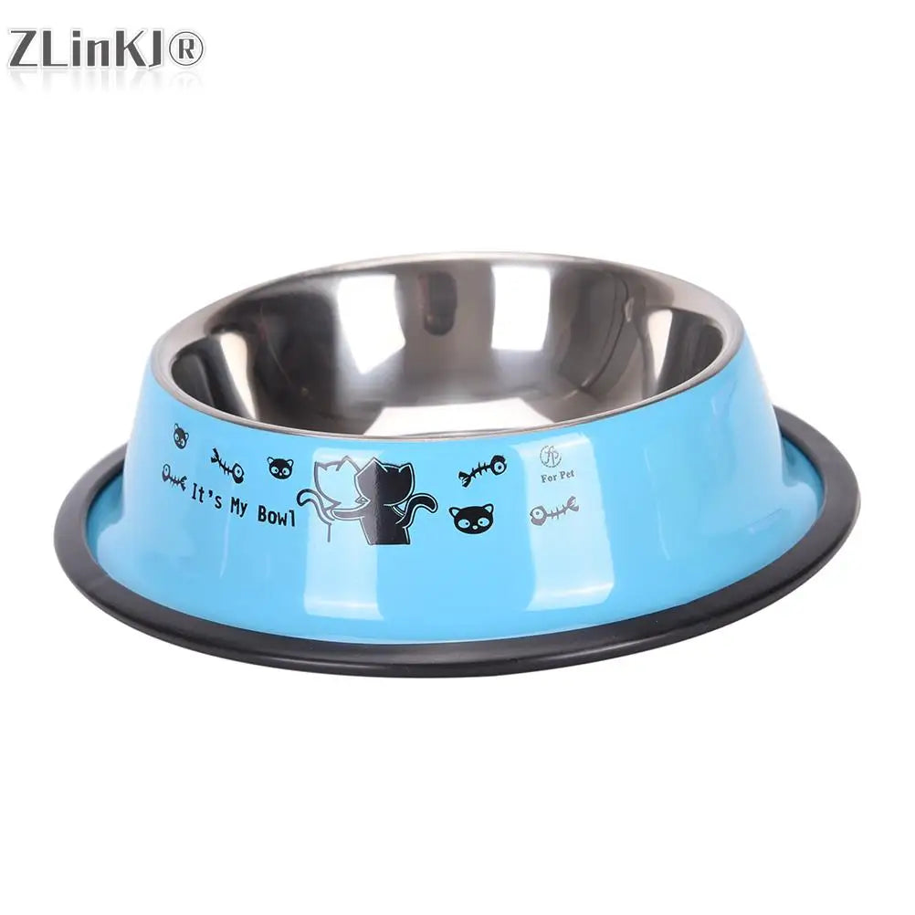 15cm Pet Stainless Steel Bowls Non-slip