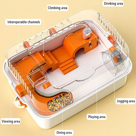 Transparent Hamster Cages