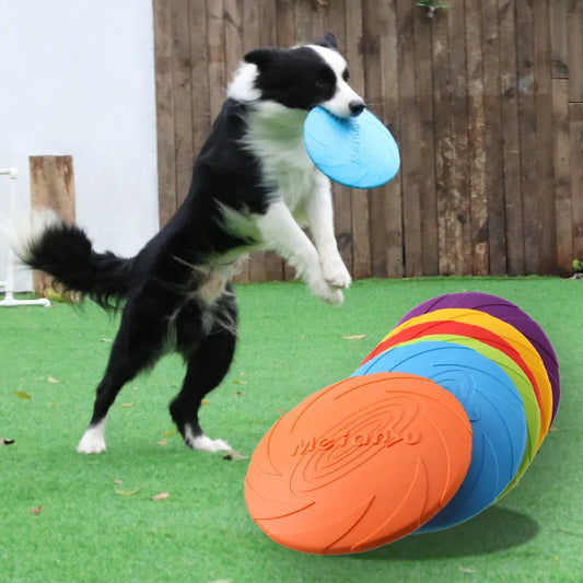 Bite Resistant Silicone Frisbeed Toys