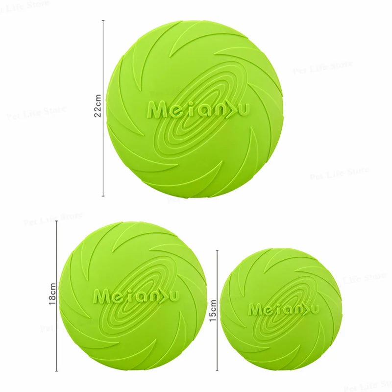 Bite Resistant Silicone Frisbeed Toys